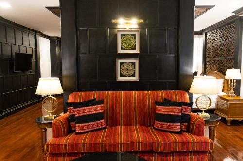Posezení v ubytování Lanna Resort Chiang Mai