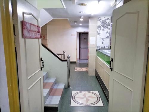 Кровать или кровати в номере Faber Inn