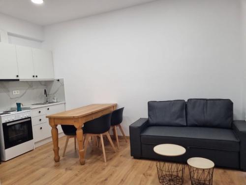 Apartment 34にあるキッチンまたは簡易キッチン