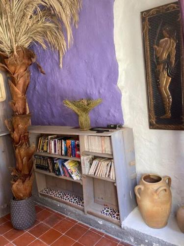 Perpustakaan di vila ini