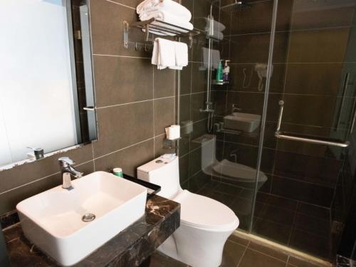 Fotografie z fotogalerie ubytování Geli Hotel Hefei Modian University Mengxi Town v destinaci Che-fej