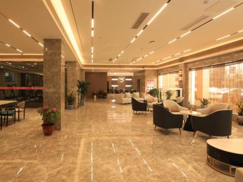 Χώρος καθιστικού στο GreenTree Eastern Hotel Anhui Xuancheng Guangde Old Cross Street