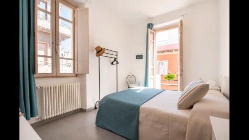 Postel nebo postele na pokoji v ubytování Karel