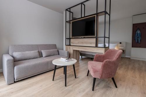 Μια τηλεόραση ή/και κέντρο ψυχαγωγίας στο Gustav Appartements