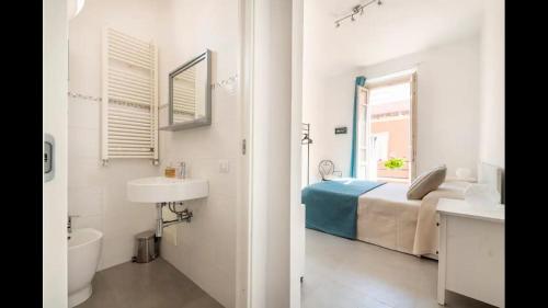 Koupelna v ubytování Karel