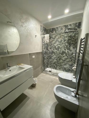 Koupelna v ubytování B&B via Oliviero