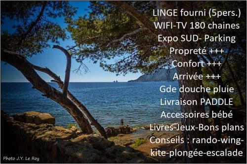 Studio ZEN SUD Plage à pied Pin Rolland Sablettes