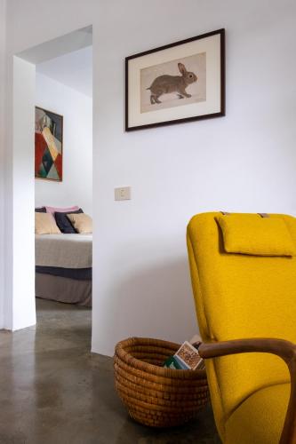 Χώρος καθιστικού στο Hektor - farm, arts & suites