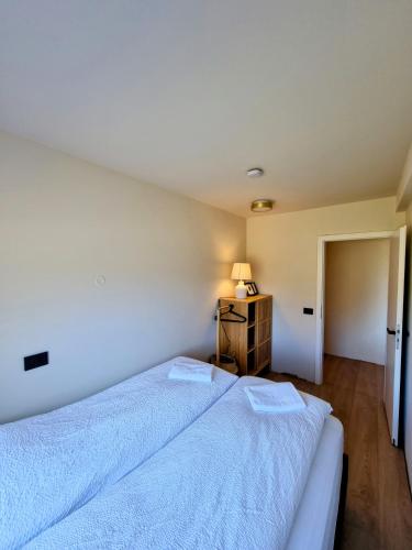 Dúfan Apartmentsにあるベッド