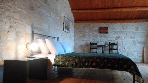Кровать или кровати в номере Villa Aloni