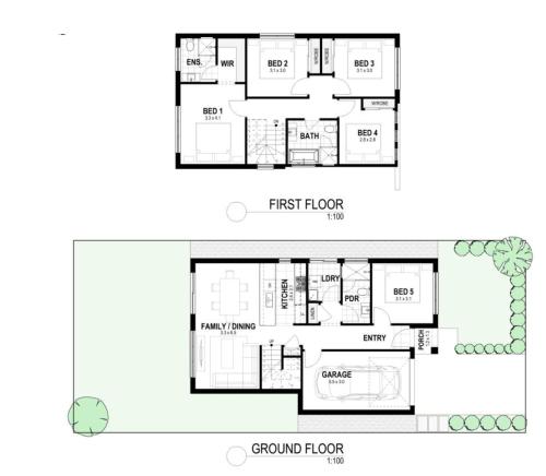 Plano de Elegant & Convenient New House at Leppington