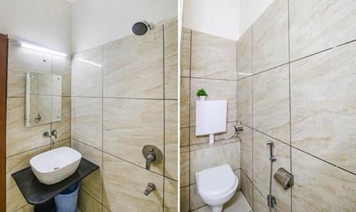 Koupelna v ubytování FabHotel Silver Inn I
