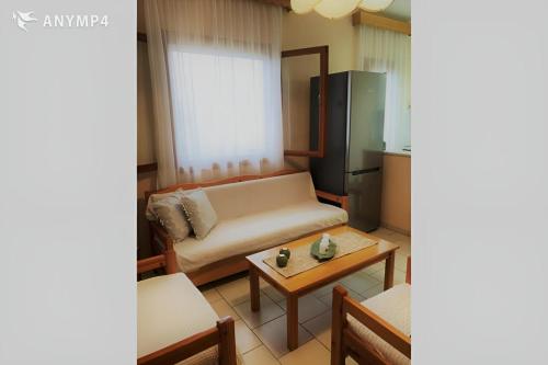 Posezení v ubytování Asprovalta Nikos House