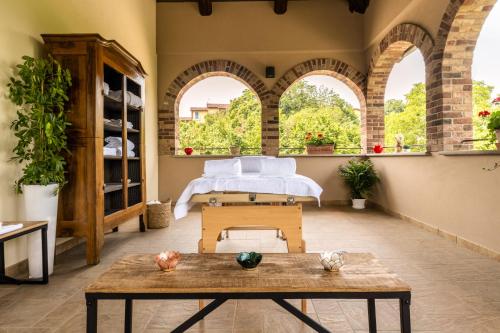 A bed or beds in a room at Resort Limax Acis