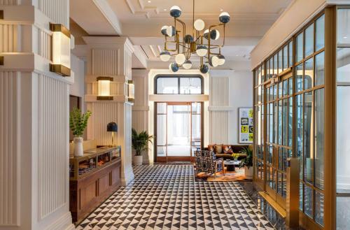 Χώρος καθιστικού στο Canopy By Hilton Philadelphia Center City
