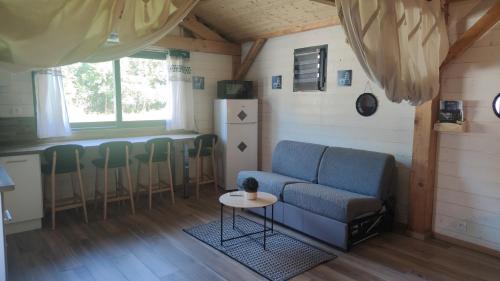 Posezení v ubytování La vallée des noyers