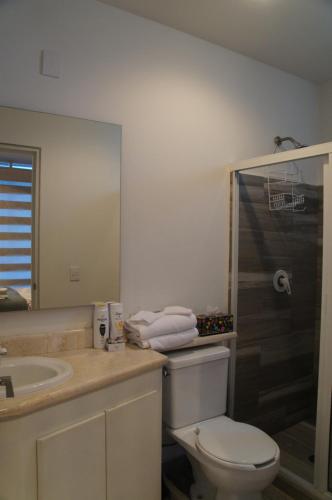 Koupelna v ubytování Lujoso Penthouse en la Roma