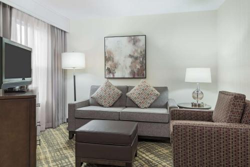 Μια τηλεόραση ή/και κέντρο ψυχαγωγίας στο Homewood Suites by Hilton Raleigh/Crabtree Valley