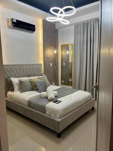 Postel nebo postele na pokoji v ubytování Apartamento elegante en SD
