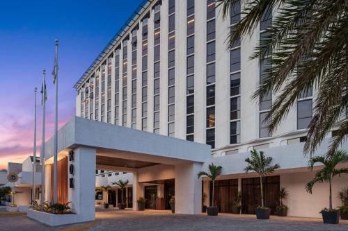 a rendering of the exterior of a hotel at ROK Hotel Kingston Tapestry Collection By Hilton in Kingston
