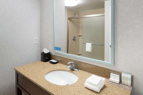 Koupelna v ubytování Hampton Inn New Smyrna Beach