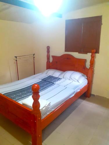 Postel nebo postele na pokoji v ubytování Paix de l'Ouest