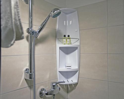 Koupelna v ubytování Hotel Paradiso