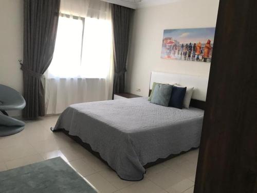 Postel nebo postele na pokoji v ubytování A luxury flat in a complex in Alanya