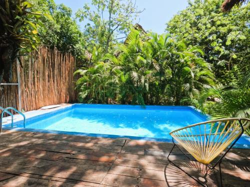 Bazén v ubytování Maui Hostels Tulum nebo v jeho okolí