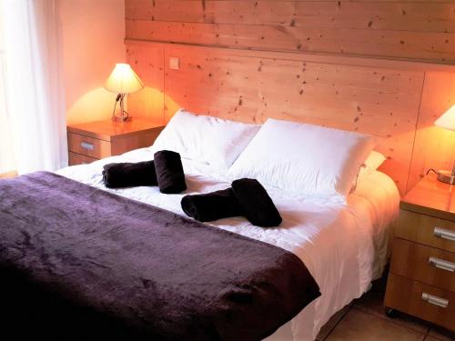 Postel nebo postele na pokoji v ubytování Appartement Morzine, 3 pièces, 6 personnes - FR-1-754-37