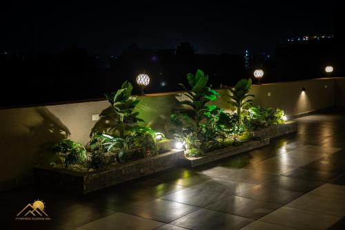 Taman di luar Pyramids sunrise inn
