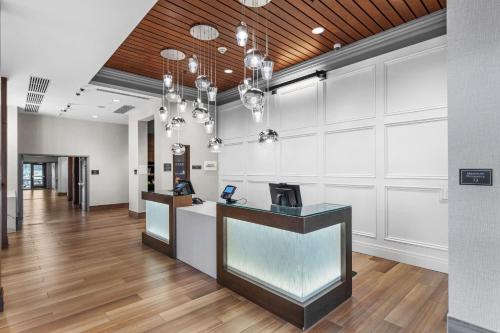 an office with a lobby with a reception desk at Residence Inn by Marriott Atlanta Covington in Covington