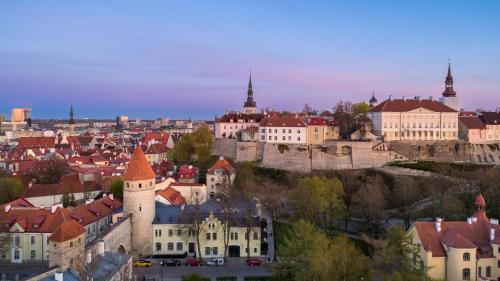 a view of the old city at Nunne Boutique Hotel in Tallinn