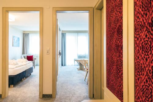 Un ou plusieurs lits dans un hébergement de l'établissement Pfefferkorn's Hotel