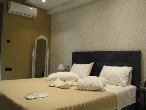 Ένα ή περισσότερα κρεβάτια σε δωμάτιο στο Villa Gusta