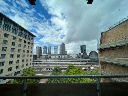 a view of a city with tall buildings at Toyoko Inn Frankfurt am Main Hauptbahnhof in Frankfurt/Main