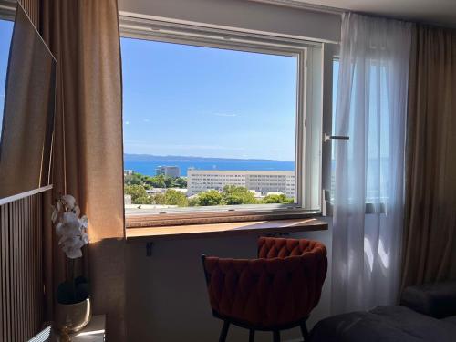 Golden view luxury apartment Split