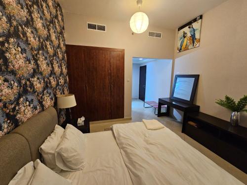 Postel nebo postele na pokoji v ubytování Beautiful 2 Bedrooms + Hall Rental Unit in Marina Escan807