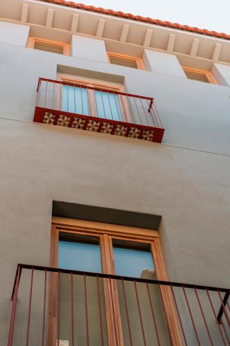 Balkón nebo terasa v ubytování Hotel Santa Ana Tudela