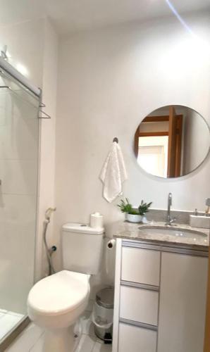 Cobertura Duplex Encantadora com jacuzzi Privativa Vista marにあるバスルーム