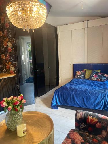 Katil atau katil-katil dalam bilik di Romantic House -Romantyczny Domek dla 2 dorosłych