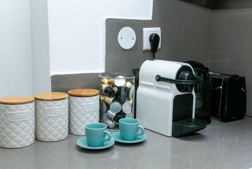 Prime Location 2BR Beach Flatにあるコーヒーまたはお茶