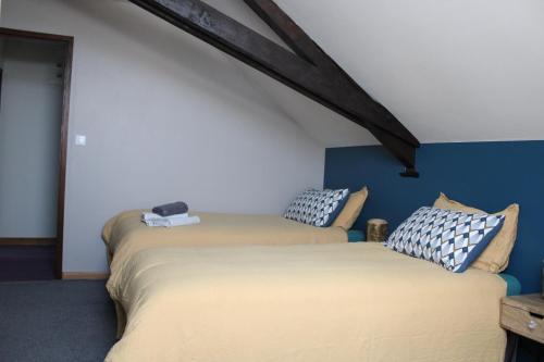 Postel nebo postele na pokoji v ubytování The Alpaca B&B