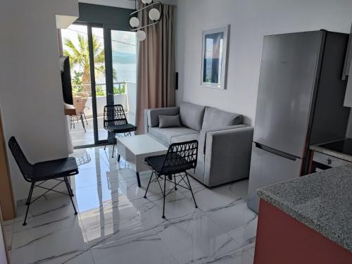 Posezení v ubytování suite apartment Αdonis
