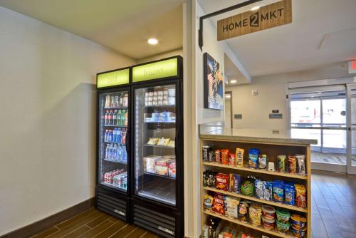 a store with two refrigerators in a store at Home2 Suites By Hilton Rock Hill in Rock Hill