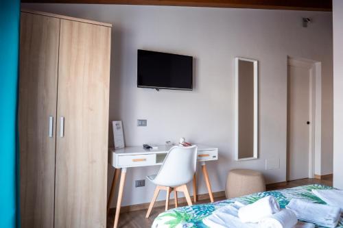 Кровать или кровати в номере Il Beccaria Relais B&B