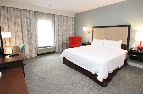 Postel nebo postele na pokoji v ubytování Hampton Inn- Suffolk