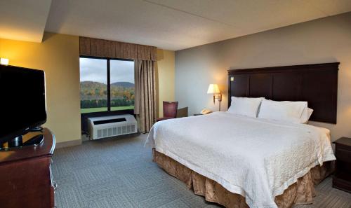 Ένα ή περισσότερα κρεβάτια σε δωμάτιο στο Hampton Inn Bennington