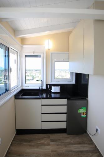Η κουζίνα ή μικρή κουζίνα στο Queen Apartmets Vlore