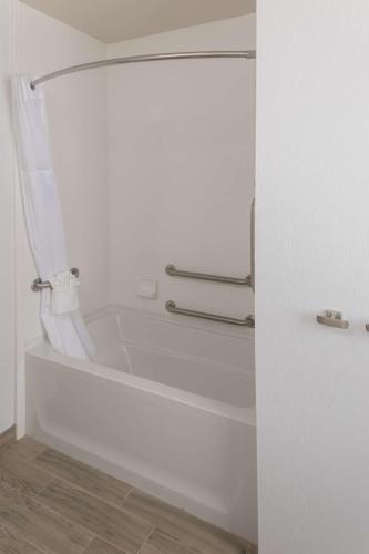 a bathroom with a white tub in a room at Hampton Inn & Suites-Asheville Biltmore Village, NC in Asheville